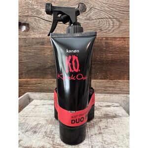 Kanon KO Knock Out Body Spray 10oz + Body Wash 5oz Duo New | Men's Gift Idea